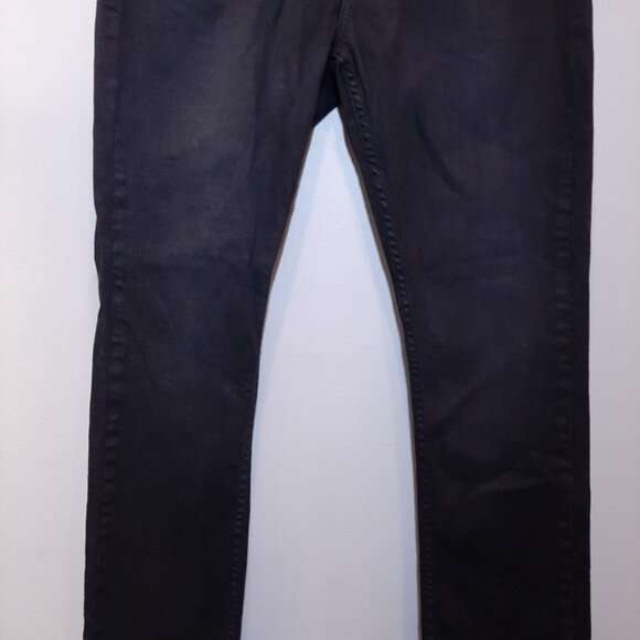 Guess Los Angeles Skinny Jeans Mens Black Dark Slim Denim 36x32 - Picture 5 of 16